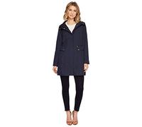 Cole Haan Chaqueta impermeable con capucha para mujer - azul - M