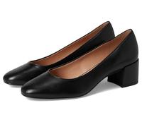 Cole Haan Go-to Shayla Block Heel Pump, Bomba Mujer, Piel Negra, 39.5 EU