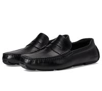 Cole Haan Men's Grand Laser Penny Driver Driving Style Loafer, Black, 40.5 EU