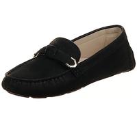 Cole Haan Mujer Evelyn Bow Driver, Nubuck Negro Akuya, 41 EU