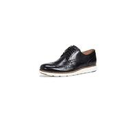 Cole Haan Original Grand Wingtip Oxford Zapatos de cordones oxford Hombre, Negro (Black Leather/White Black/White), 42 EU