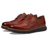 Cole Haan OriginalGrand Remastered Wingtip Oxfords para hombre, Cuero Woodbury/java, 40.5 EU