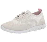 Cole Haan Shoes-Zerogrand Wingtip, Oxford Mujer, Oyster Mushrrom-Forro de Tira de talón Rosa Memphis, 40 EU