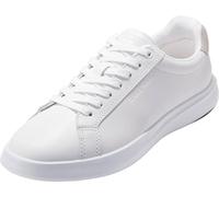 Cole Haan Women's Grand Crosscourt II Tennis Sneaker, White Leather/Light Sesame, 39.5-B EU