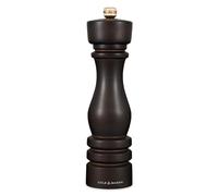Cole & Mason H233019 London Madera de Chocolate Molinillo de Pimienta, Precision+/Molienda Ajustable, Madera de Haya, 220mm, Incluye 1 x Molino, Garanzia del Meccanismo a Vita