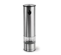 Cole & Mason H3003410 Battersea Molinillo Electrónico de Sal y Pimienta, Acero Inoxidable/Acrílico, 210mm, Incluye 1 x Molino Electrónico
