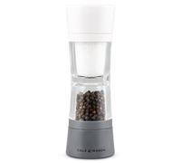 Cole & Mason H308597 Lincoln Molinillo Combinado de Sal y Pimienta, Molienda Ajustable, Acero Inoxidable/Acrílico, 190mm, Incluye 1 x Duo-Mulino