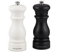 Cole & Mason H312008 Southwold Molinillos de Sal y Pimienta, Molienda Ajustable, Plástico ABS, 165mm, Caja de Regalo, Incluye 2 x Molinos, Garanzia del Meccanismo a Vita