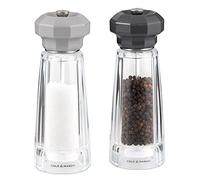 Cole & Mason H312009 Lowestoft Molinillos de Sal y Pimienta, Molienda Ajustable, Acrílico, 175mm, Caja de Regalo, Incluye 2 x Molinos, Garanzia del Meccanismo a Vita