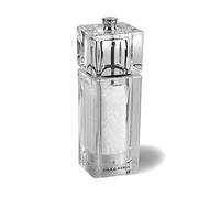 Cole & Mason H33502P Cube Molinillo de Sal, Precision+/Molienda Ajustable, Acrílico, 145mm, Incluye 1 x Molino