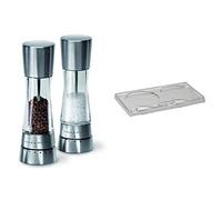 Cole & Mason H59408G Derwent Juego de molino de sal y pimienta/Cole & Mason H306119 Ramsgate Bandeja para Molinillo | Bundle