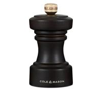 Cole & Mason H233055 Hoxton Madera de Chocolate Molinillo de Pimienta, Precision+/Molienda Ajustable, Madera de Haya, 104mm, Incluye 1 x Molino, Garanzia del Meccanismo a Vita