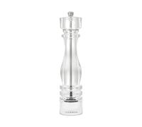 Cole & Mason London - Molinillo de pimienta acrílico, mecanismo de precisión + carbono, molinillo de pimienta con molinillo ajustable, 300 mm, molinillo de condimentos, mecanismo de por vida