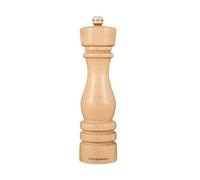Cole & Mason H233010 London Haya Natural Molinillo de Pimienta, Precision+/Molienda Ajustable, Madera de Haya, 220mm, Incluye 1 x Molino, Garanzia del Meccanismo a Vita