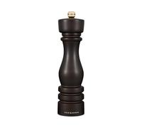 Cole & Mason London Molinillo Pimienta Madera, Mecanismo Precisión+, 22 cm | Molinillo Pimienta Manual, Molino Adjustable, Madera de Haya Chocolate, Molinillo Especias, Garantía Vitalicia del Mecanismo