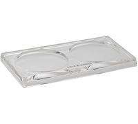 Cole & Mason H306119 Ramsgate Molinillo Bandeja, Transparente, 167mm x 95mm, Soporte Para Molinos de Sal y Pimienta o Botellas de Aceitera y Vinagrera, Acrílico, 2 Años de Garantía