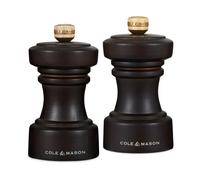 Cole & Mason Set de molinillos de sal y pimienta Hoxton 10 cm Chocolate