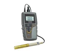 Cole-Parmer Oakton CON 6+ Medidor de conductividad manual con sonda - Médico y científico - Compatible con TraceableLIVE Cloud Service - Pantalla LCD, -10 °C a 110 °C / -10 °C a 230 °F