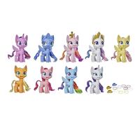 Colecci n Mega Amistad de My Little Pony: Set de 9 ponis de juguete de 12,5 cm con peine cepillable y 15 accesorios