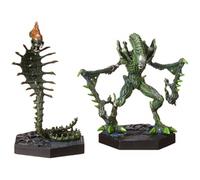 Colecci n Retro de Aliens de Eaglemoss n. 1: Figura de resina de mantis y serpiente de 5 pulgadas