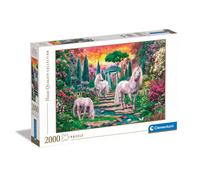 Colecci n Unicornios Jard n Cl sico Clementoni - Puzzle de 2000 piezas - Entretenimiento para adultos - Fabricado en Italia, 32575