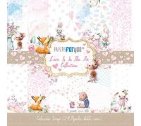 Colección 24 Papeles Scrap Mini doble cara 180gr 6"x 6" (Love Is In The Air)
