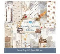 Colección 28 Papeles Scrap doble cara 180gr 8"x 8" (Wizarding I)
