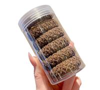 Colección a granel de 6 anillos de pelo de colores brillantes, resistentes, trenzados, flexibles, para rutinas activas, lazos elásticos fuertes para el cabello, entrenamiento
