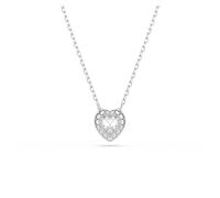 Colección Ariana Grande, cristal transparente y perlas, acabado de rodio, parte de la colección de joyas Ariana Grande, collares, aretes y pulseras, talla única, Cristales, circonita cúbica, Cristal