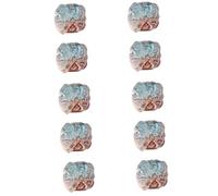 Colección artística de cuentas de cristal, 10 piezas de componentes de inspiración étnica para hacer joyas, componentes creativos de joyería