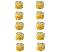 Colección artística de cuentas de cristal, 10 piezas de componentes de inspiración étnica para hacer joyas, componentes creativos de joyería