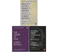 Colección Carlo Rovelli Set de 3 libros (La realidad no es lo que parece, El orden del tiempo, Siete breves lecciones de física)