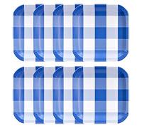 Colección clásica de cuadros por Havercamp, papel, azul, Paper Plate (Blue&White)