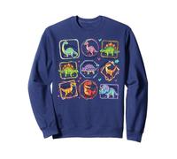 Colección Colorida de Dinosaurios para Amantes de Sudadera