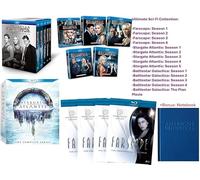 Colección completa Ultimate Sci-fi Series: Battlestar Galactica Complete Series/Farscape 20th Anniversary Complete Series & Stargate Atlantis Complete Series [Blu-ray] Set de 57 discos, Región 1/A