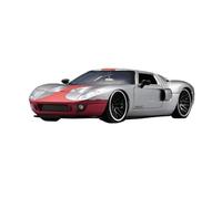 Colección Conmemorativa para Entusiastas del Modelo De Coche De Aleación Superdeportivo Ford GT 2005 A Escala 1:24 No Control Remoto Modelos(Gray)