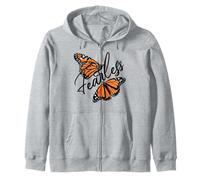 Colección Creativa de Mariposa Hermosa sin Miedo Sudadera con Capucha
