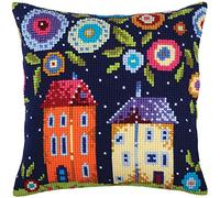 Colección D'Art Stamped Needlepoint Cushion 15.75"X15.75"-Bloomy Street