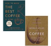 Colección de 2 libros de James Hoffmann (Cómo hacer el mejor café en casa y El Atlas mundial del café)