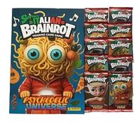 Colección de 2025 Skifidol Italian BRAINROT (Album en inglés + 10 Sobres)