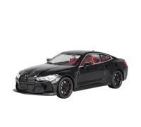 Colección De Adornos De Juguete para BMW M4 Modelo De Aleación Sonido Y Luz Escala 1:24 Miniatura De Colección(Black)