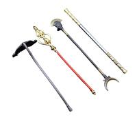 Colección de Adornos Modelo de Aro Dorado del Rey Mono Mito Negro, Juego de Cuatro Piezas de Journey To The West de 22 cm