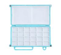 Colección de bandejas de pintura acrílica, 24 bandejas de colores, bocetos, paquete de suministros creativos, pintores principiantes, materiales de taller para instructores, kit de lecciones al aire l