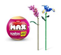 Colección de Bloques de construcción MAX Premium Flowers (Iris and Persicaria, 1 cápsula) de ZURU (hasta 240 Piezas; 2 Flores por cápsula; 10 diseños para coleccionar).