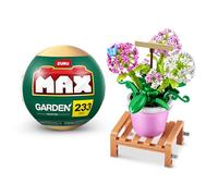 Colección de Bloques de construcción MAX Premium Garden (Hydrangea Macrophylla, 1 cápsula) de ZURU (hasta 233 Piezas; 6 diseños para coleccionar).