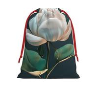 Colección de bolsas de regalo con cordón con estampado de flores 3D, bolsas de regalo de cumpleaños, Navidad, regalos de fiesta