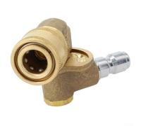 Colección de boquillas de lavado a presión de 7 piezas que incluye 0 puntas de 15 25 40 65 grados y boquillas de jabón de enjuague de modo dual