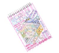 Colección de calcomanías adhesivas interactivas, libro de escenas para contar historias imaginativas y expresión creativa, actividad práctica