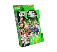 Colección de calcomanías del Campeonato Mundial de Dardos, lata de bolsillo