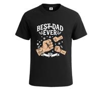 Colección de camisetas divertidas para hombre del Día del Padre, camiseta gráfica para papá, bromas, regalo para fiestas, Camiseta Best Dad Ever Dad Hijo, XXL